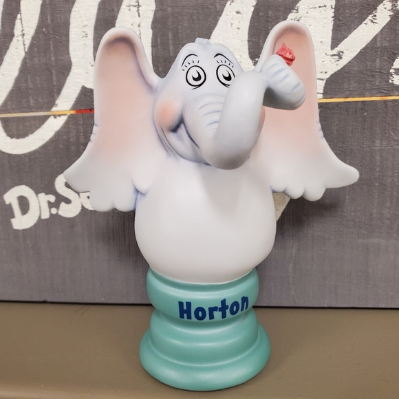 Dr. Seuss Collection Horton Porcelain Figurine Vintage 2000 Collectible Numbered - Picture 1 of 6